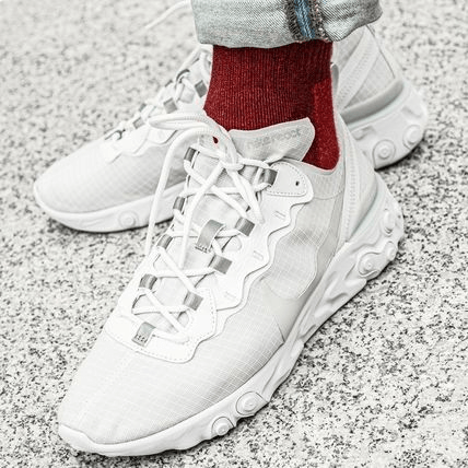 Giày Nike React Element 55 Pure Platinum BQ6167-101 - Ảnh 4