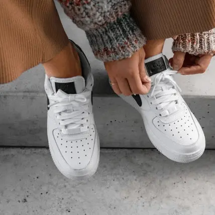 Giày Nike Wmns Air Force 1 '07 'White Black' 315115-152 - Ảnh 4