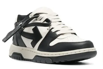 Giày Off-White Wmns Out of Office 'Black Beige' OWIA259S21LEA001-6110 - Ảnh 3