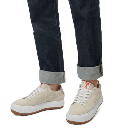 Giày Puma X Ami Suede Mayu Deconstruct 'Pristine' 384147-01
