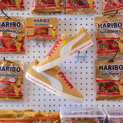 Alternative view of Giày Puma x Haribo Suede Triplex 'Yellow' 382560-01