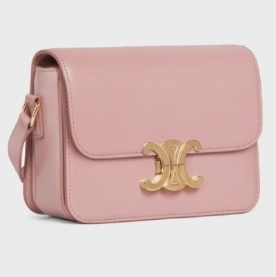 Túi Celine Teen Triomphe Bag In Shiny Calfskin 188423BF4.25VP - Ảnh 2