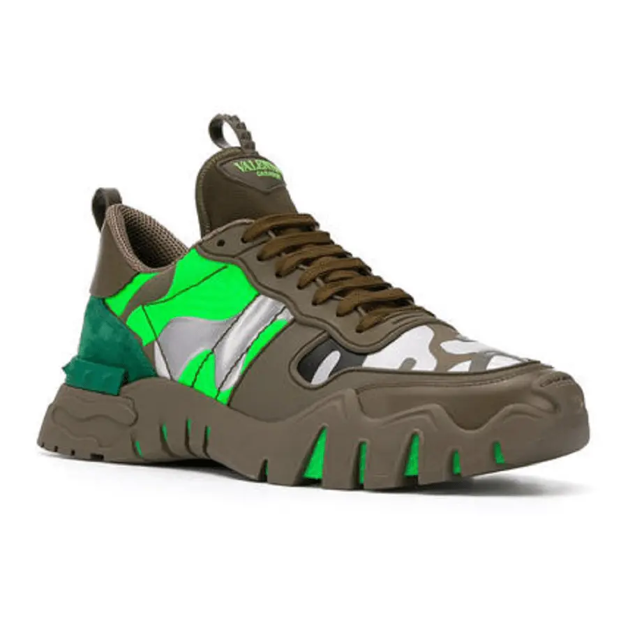 Giày Valentino Rockrunner Camo Plus 'Military Neon Green' TY0S0C88MHB34K - Ảnh 5