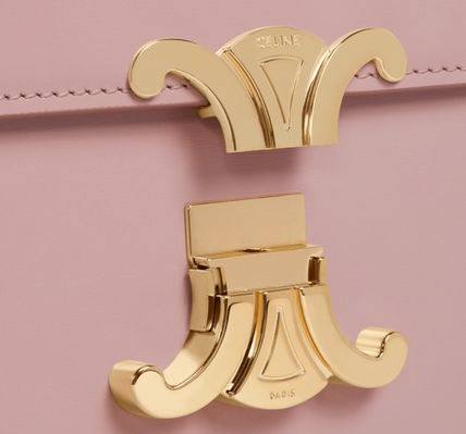 Túi Celine Teen Triomphe Bag In Shiny Calfskin 188423BF4.25VP - Ảnh 4