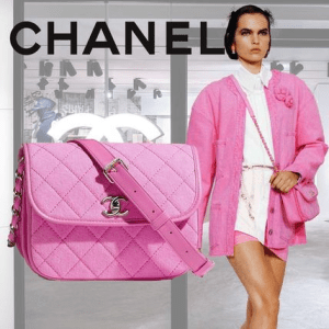 Alternative view of Túi Chanel Small Messenger Bag 'Neon Pink' AS2537-B05615-NC517