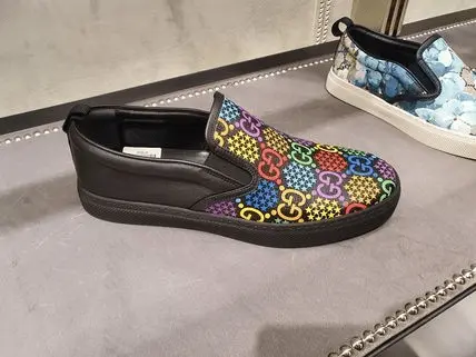 Giày Gucci GG Supreme Slip-On 'Psychedelic - Black' 610080-H2010-1101 - Ảnh 3
