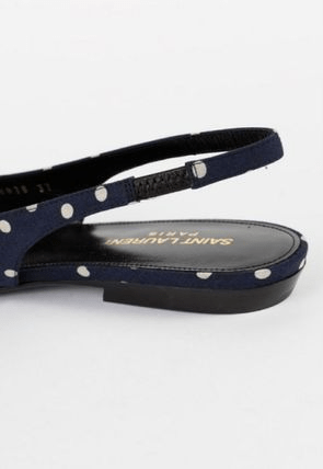 Giày Saint Laurent Anaïs Slingback 'Marine' 68887814T404172 - Ảnh 5