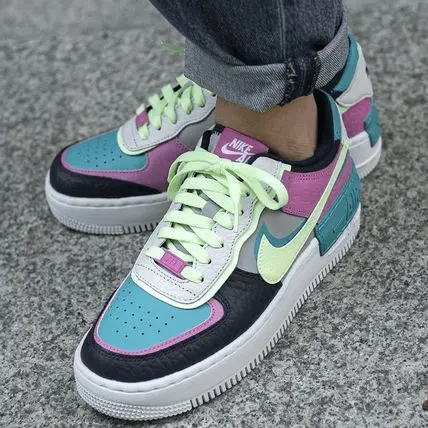 Giày Nike Air Force 1 Shadow 'Barely Volt Oracle Aqua' CK3172-001 - Ảnh 4