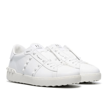 Giày Valentino Rockstud Untitled Tone-On-Tone Studded Sneaker White 2020 UY2S0931YEK0BO - Ảnh 3