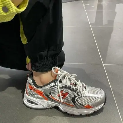 Giày New Balance 530 Retro Silver Orange Running MR530AP - Ảnh 3