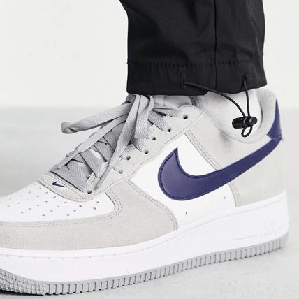 Giày Nike Air Force 1 '07 'Light Smoke Grey Navy' FD9748-001 - Ảnh 4