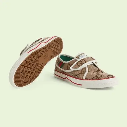Giày Gucci Tennis 1977 Sneaker Brown Red 692917-UKO70-2584 - Ảnh 4