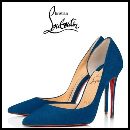 Giày Cao Gót Christian Louboutin Iriza 100 100 'Ludwig Veau Velours' 3130523U467 - Ảnh 4