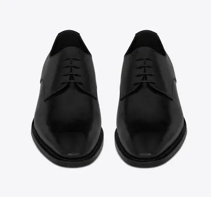 Alternative view of Giày Saint Laurent Adrien Derbies In Smooth Leather 'Black' 6702780AAAA1000