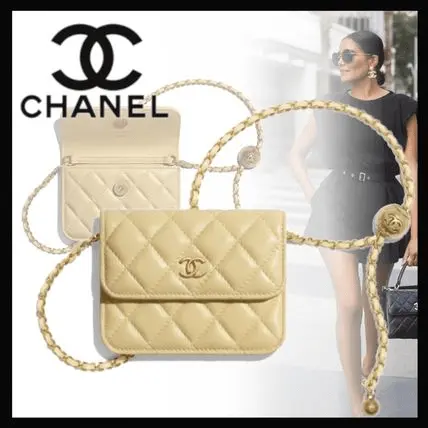 Alternative view of Túi Chanel Clutch On Chain Lambskin 'Gold' AP1628-B02916-NA105