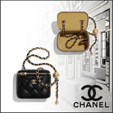 Alternative view of Túi Chanel Small Classic Box On Chain Lambskin 'Black' AP1447-B02991-94305