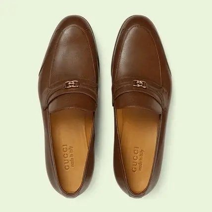 Alternative view of Giày Gucci loafer with Interlocking G Brown 692253-D3V00-2361
