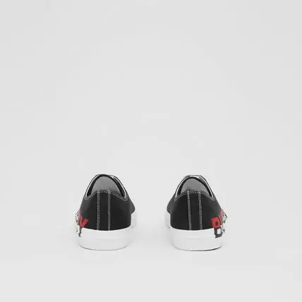 Giày Burberry London Logo Black 80314011 - Ảnh 2