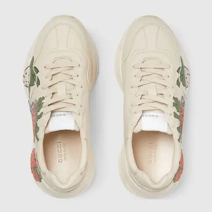 Giày Gucci Wmns Rhyton 'Gucci Strawberry' 576963-DRW00-9522 - Ảnh 4