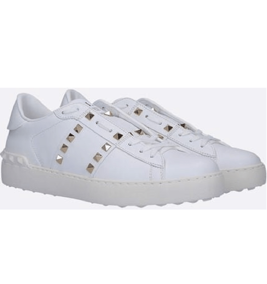 Giày Valentino Garavani Rockstud Untitled Sneakers UW2S0A01BHS0BO - Ảnh 4