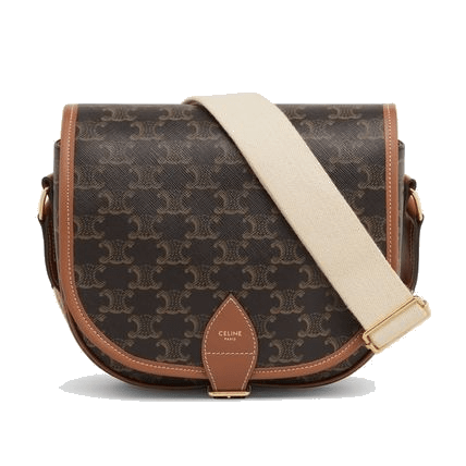 Túi Celine Large Strap Folco Canvas 'Black' 196932BZJ-04LU