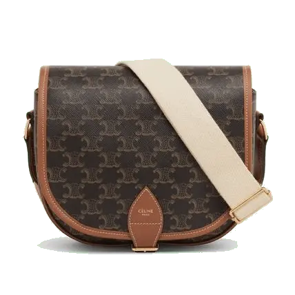 Túi Celine Large Strap Folco Canvas 'Black' 196932BZJ-04LU