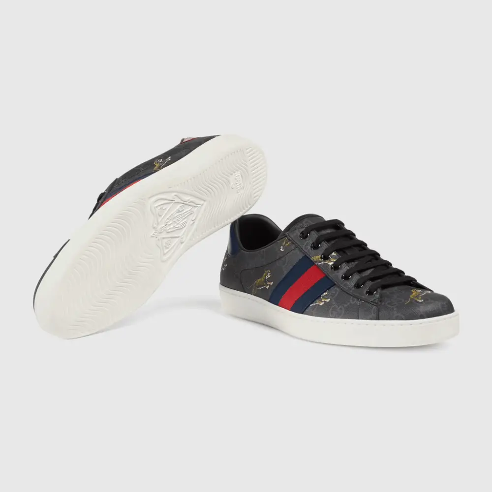 Giày Gucci Men's Ace GG Supreme 'Tigers' 429445-G0K20-1102 - Ảnh 4