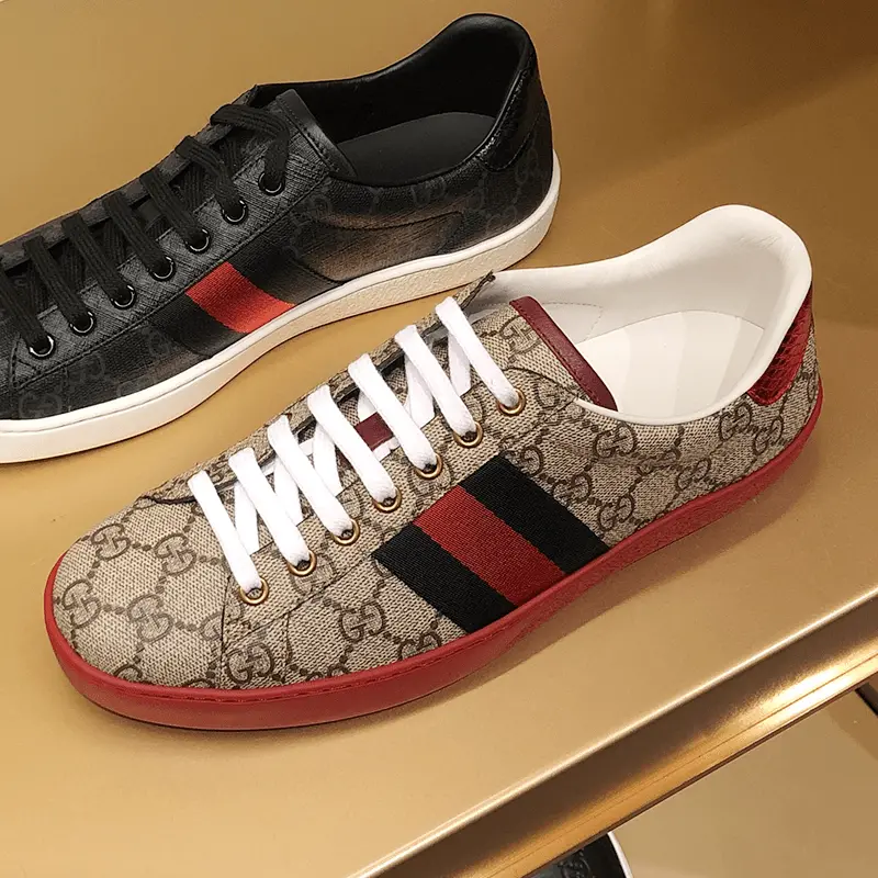 Giày Gucci Ace GG Supreme 'Beige' 429445-96G50-9767 - Ảnh 4