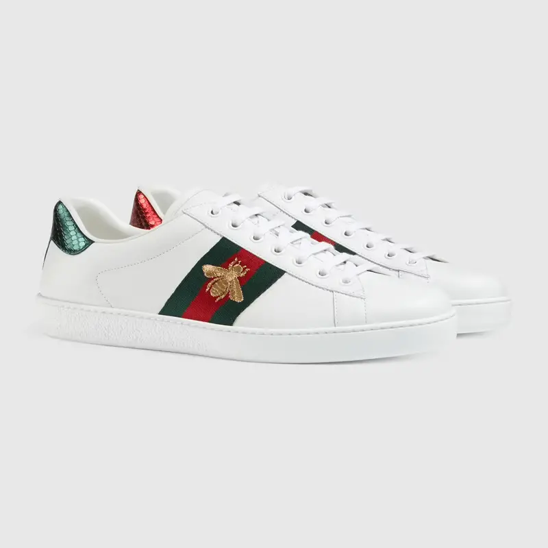 Giày Gucci Men's Ace Embroidered Sneaker 429446-02JP0-9064 - Ảnh 3