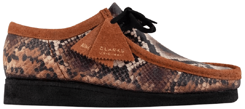 Giày Clarks Wallabee x Aime Leon Dore 'Snakeskin Brown' 261-55405