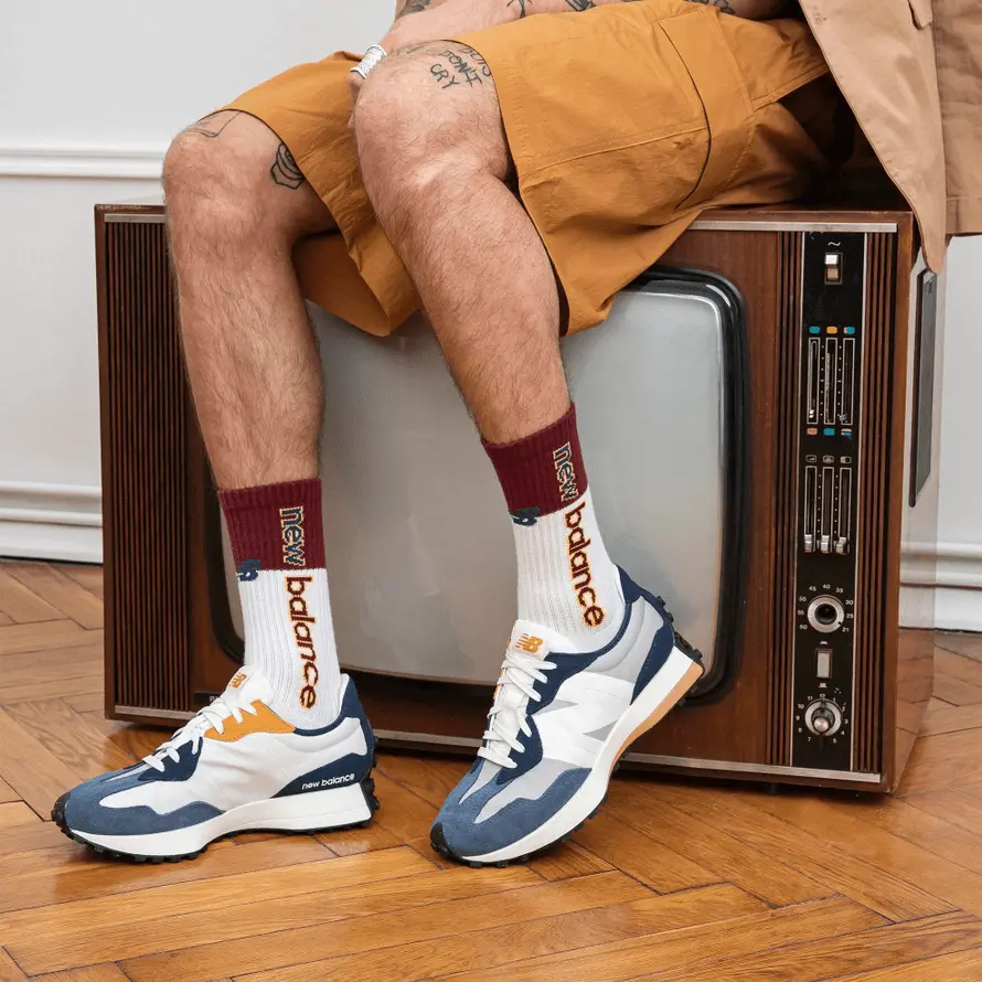 Alternative view of Giày New Balance 327 'Vintage Indigo Rain Cloud' MS327OC