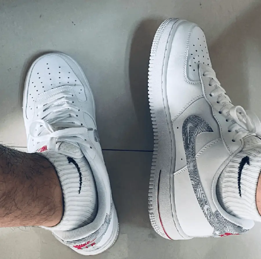 Alternative view of Giày Nike Air Force 1 Low ‘Topography Pack White Red’ DH3941-100