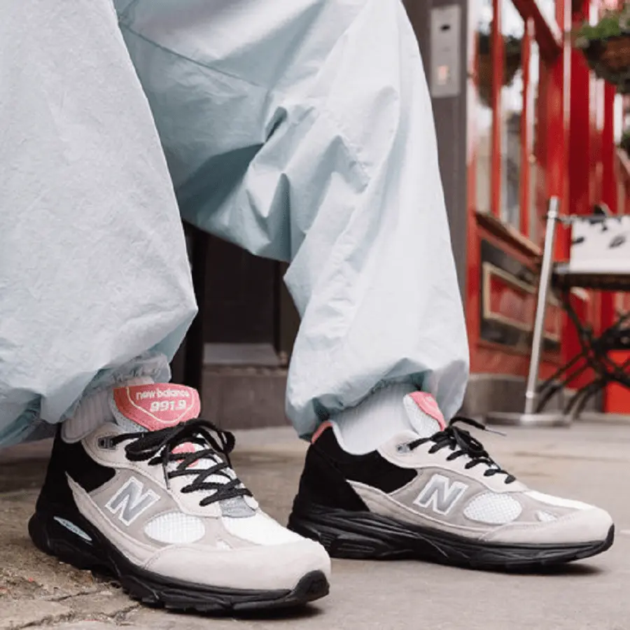 Alternative view of Giày New Balance 991.9 Made In UK ‘Grey Pink’ M9919FR