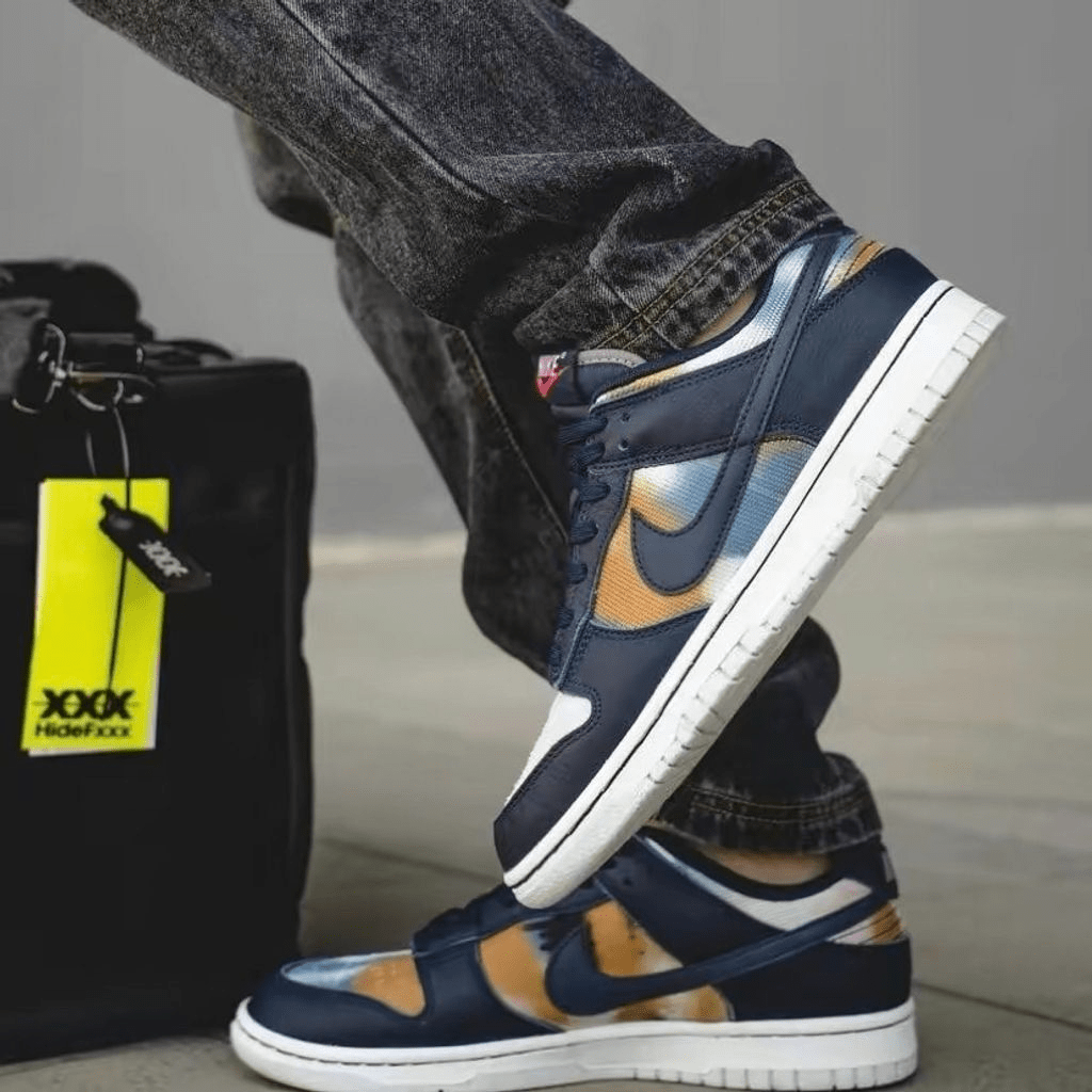 Giày Nike Dunk Low 'Graffiti Navy' DM0108-400 - Ảnh 3
