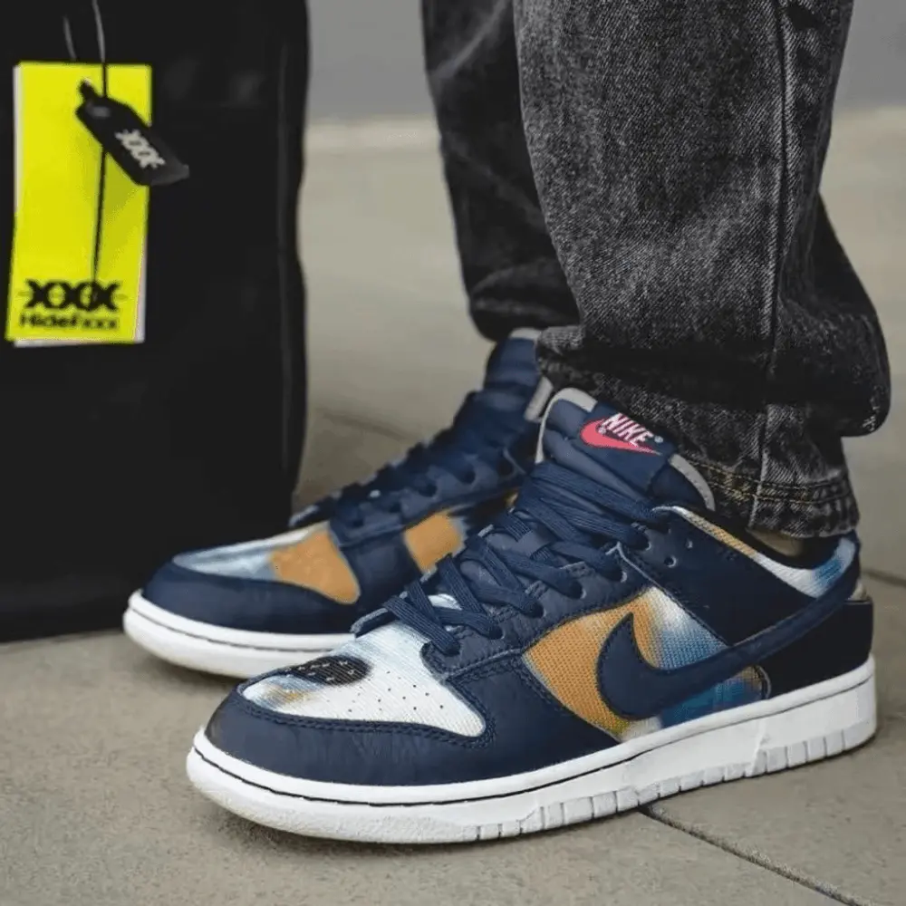Giày Nike Dunk Low 'Graffiti Navy' DM0108-400 - Ảnh 5