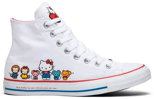 Giày Converse Hello Kitty x Chuck Taylor All Star Canvas Hi 'White' 162944C