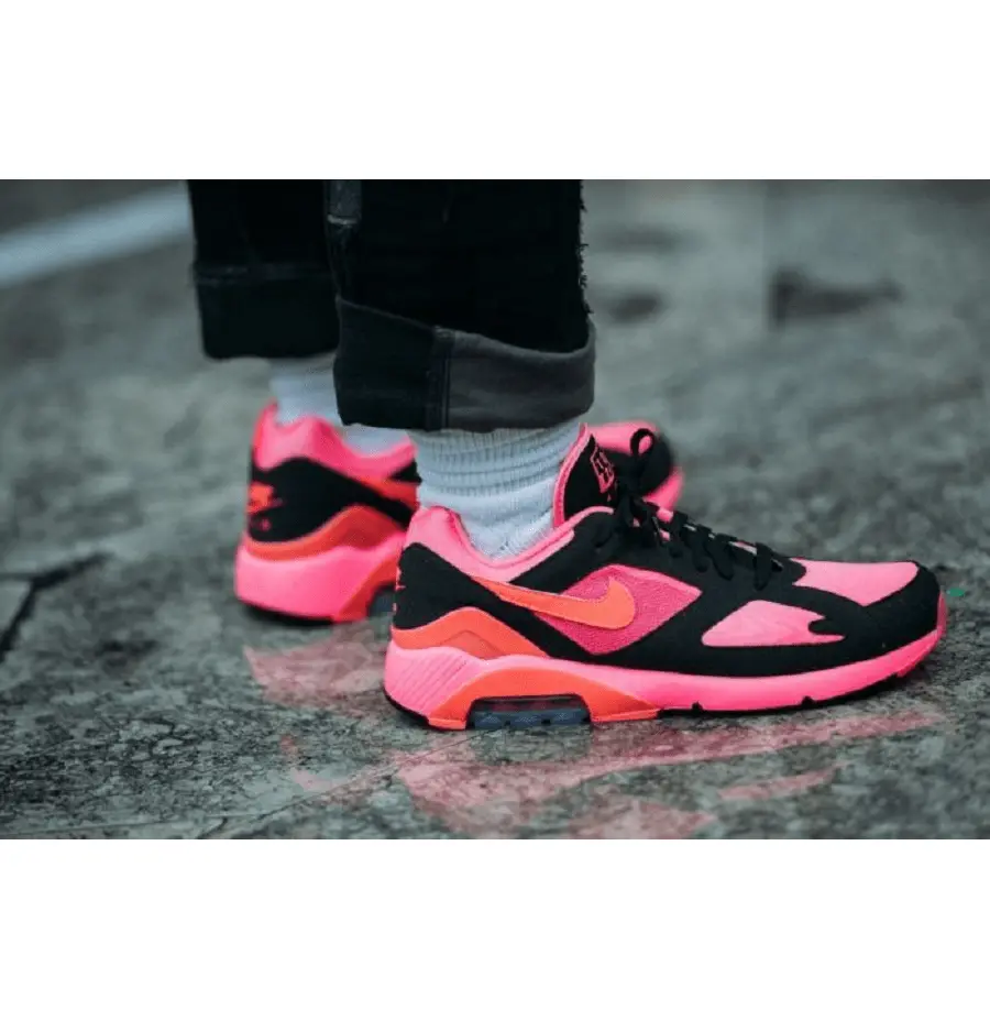 Alternative view of Giày Nike x Comme des Garcons Homme Plus Air Max 180 Black AO4641-601