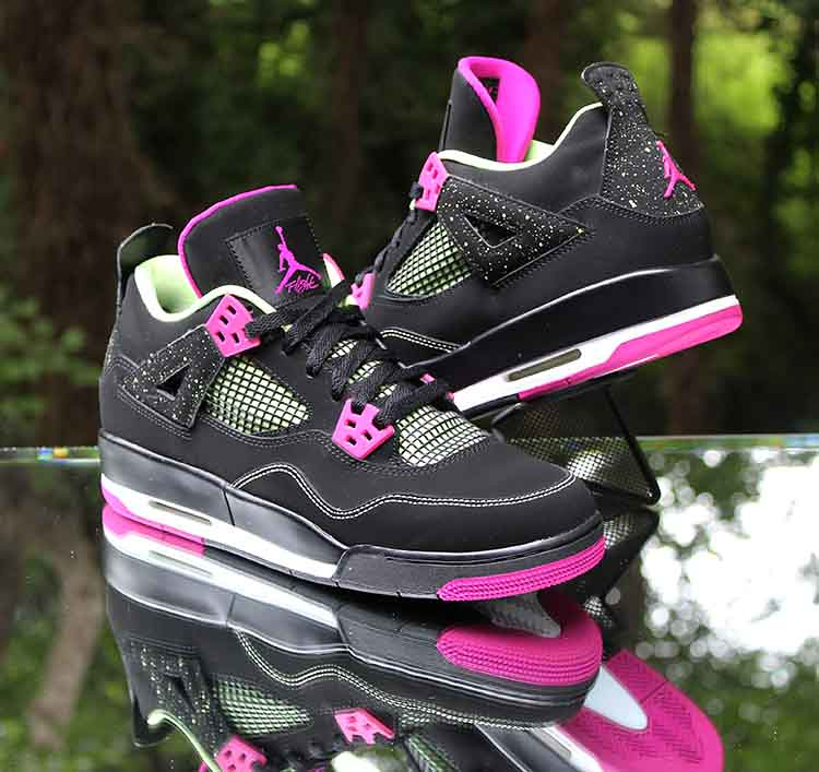Giày Nike Air Jordan 4 Retro 30th GG 'Fuchsia' 705344-027 - Ảnh 3