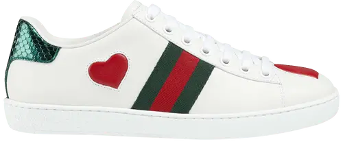 Giày Gucci Wmns Ace Low 'Heart' 435638-02JS0-9074