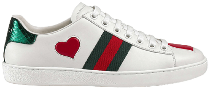 Giày Gucci Wmns Ace Low 'Heart' 435638-A38M0-9074