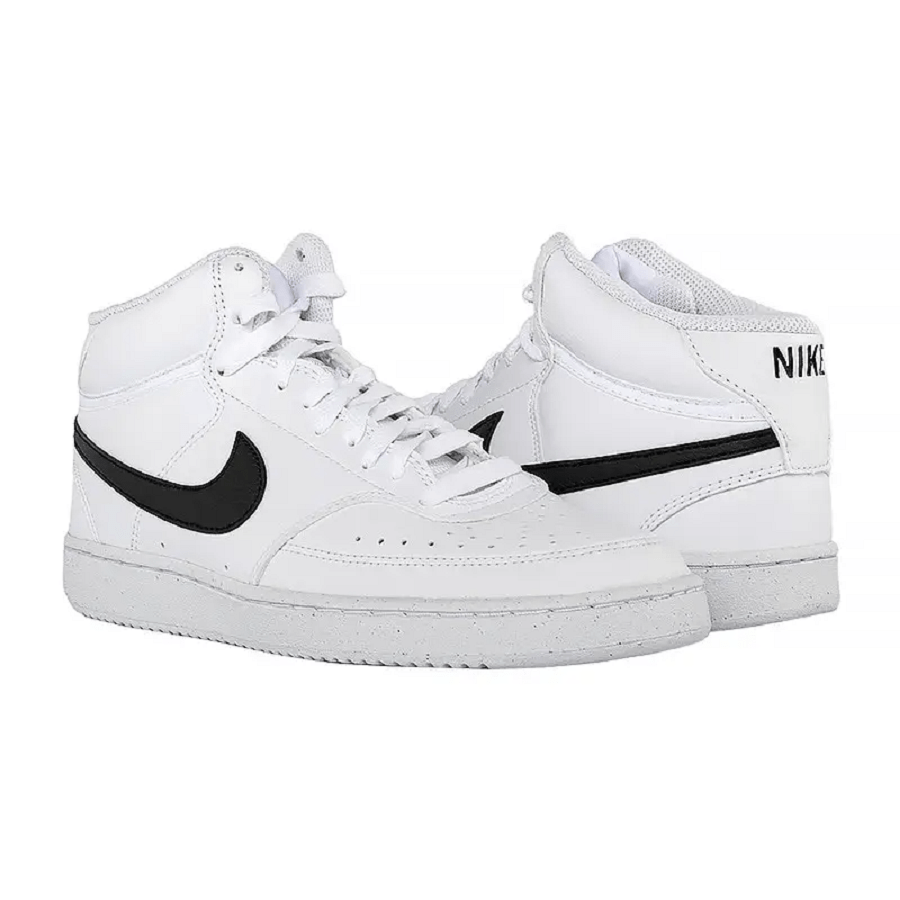 Giày Nike Court Vision Mid 'White Black' DN3577-101 - Ảnh 5