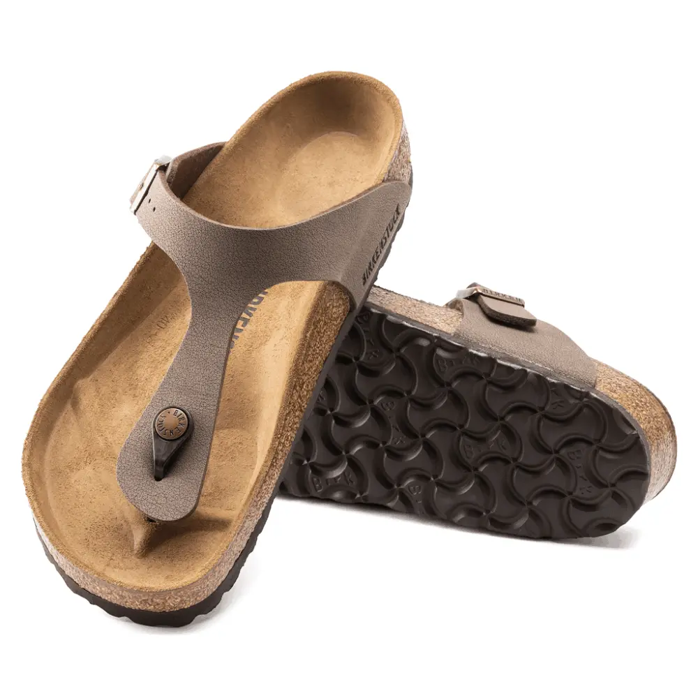 Dép Birkenstock Gizeh Birkibuc 'Mocha' 43751 - Ảnh 2