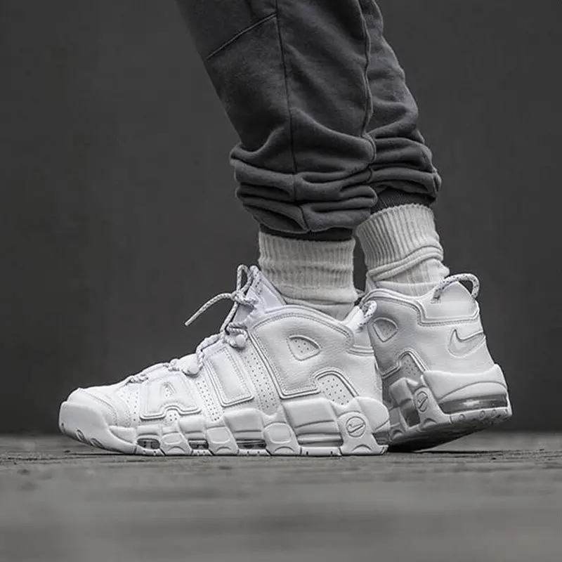 Giày Nike Air More Uptempo 'Triple White' 921948-100 - Ảnh 6