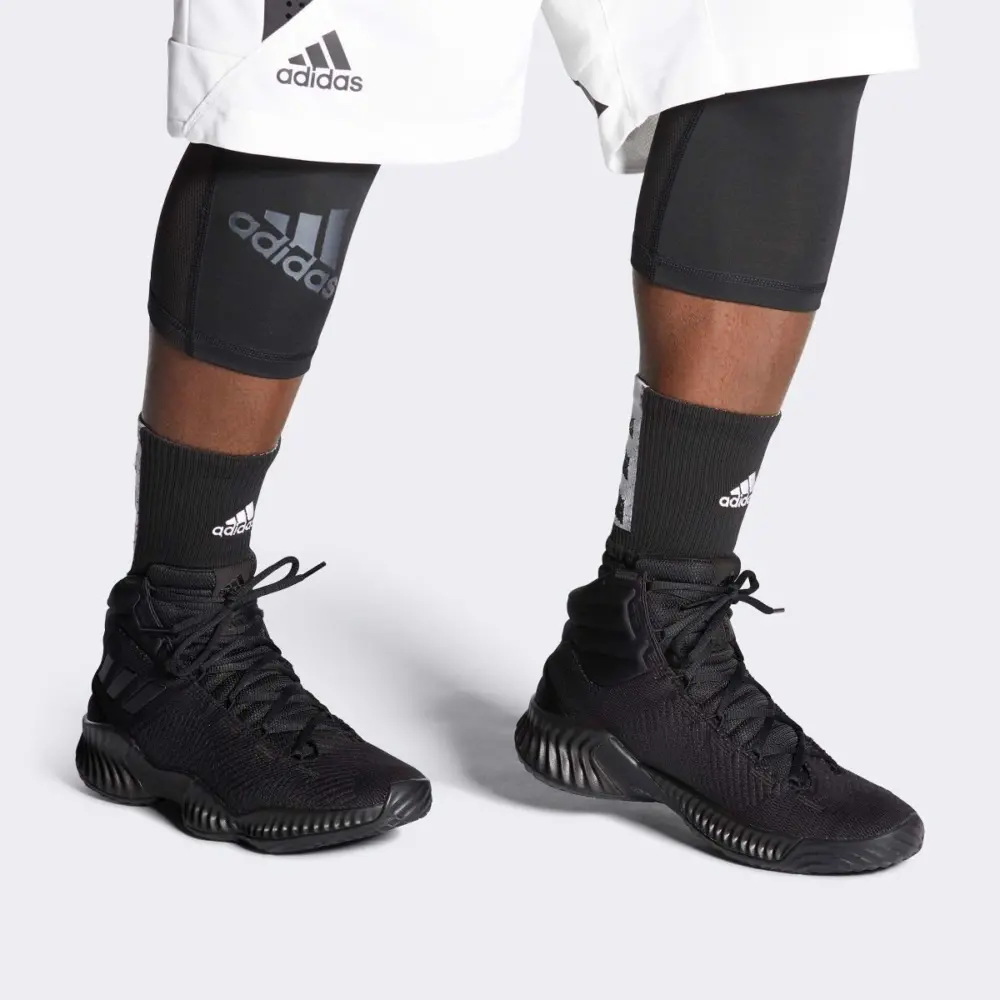 Alternative view of Giày Adidas Pro Bounce 2018 'Mid Black' FW0904