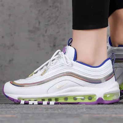 Giày Nike Wmns Air Max 97 SE 'White Iridescent Stripes' CW2456-100 - Ảnh 5
