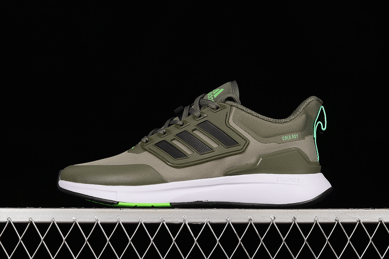 Giày Adidas EQ21 Run Focus Olive Core Black Orbit Green H68086 - Ảnh 4