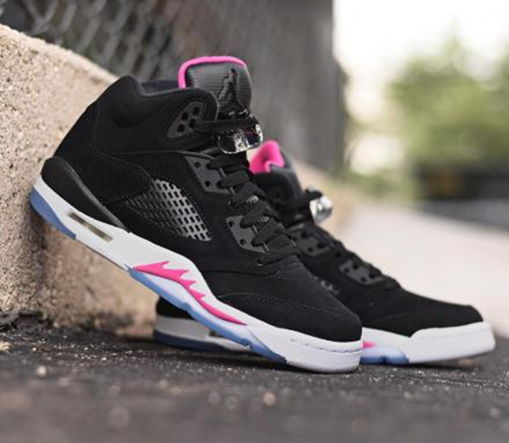 Giày Nike Air Jordan 5 Retro GS 'Deadly Pink' 440892-029 - Ảnh 4