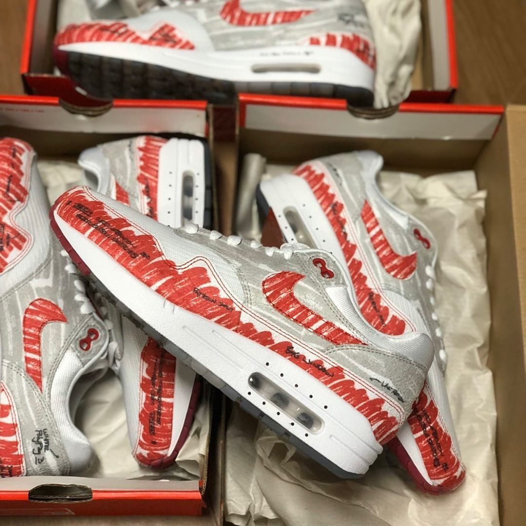 Giày Nike Air Max 1 ' Sketch To Shelf White' CJ4286-101 - Ảnh 4