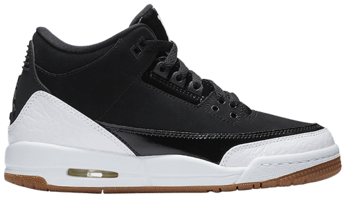 Giày Nike Air Jordan 3 Retro GS 'Black White' 441140-022