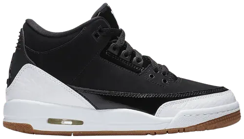 Giày Nike Air Jordan 3 Retro GS 'Black White' 441140-022